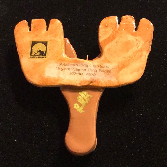 Bull Moose Christmas Ornament - Picture 2 of 2